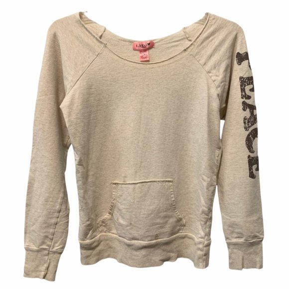 tarea Tops - Tarea Cream Peace Sweatshirt Small